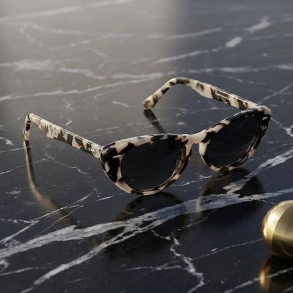 Havana cat eye sunglasses with polarized lenses, bio-acetate frame · ReFramed, photo 7 of 30