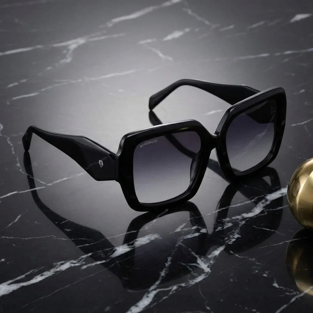 Alaska rectangular polarized sunglasses, bio-acetate frame · ReFramed, photo 5 of 30