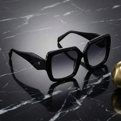 Alaska rectangular polarized sunglasses, bio-acetate frame · ReFramed, photo 5 of 30