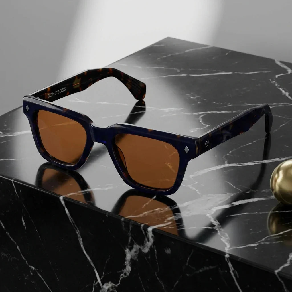 Bruno Wayfarer-Style Polarized Sunglasses in Bio-Acetate