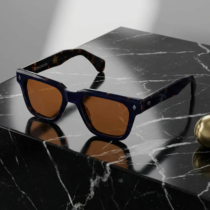 Bruno Wayfarer-Style Polarized Sunglasses in Bio-Acetate