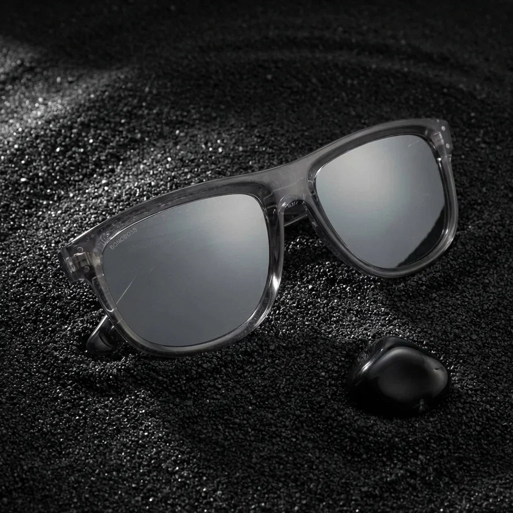 GirlFriend Reverse wayfarer-style polarized sunglasses in bio-acetate · ReFramed, photo 23 of 30