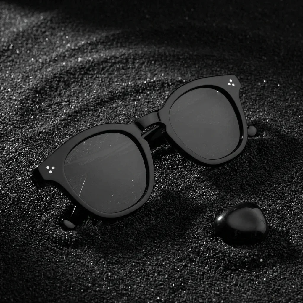 Lenga oval sunglasses with polarized lenses, bio-acetate frame · ReFramed, photo 20 of 30