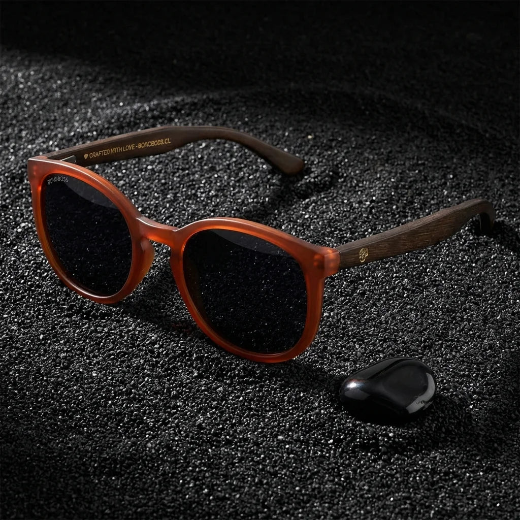 Meli Wine Round Polarized Sunglasses