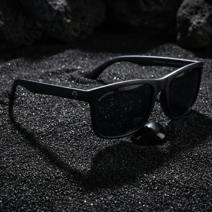 Rapanui RPET Rectangular Polarized Sunglasses in Recycled Plastic