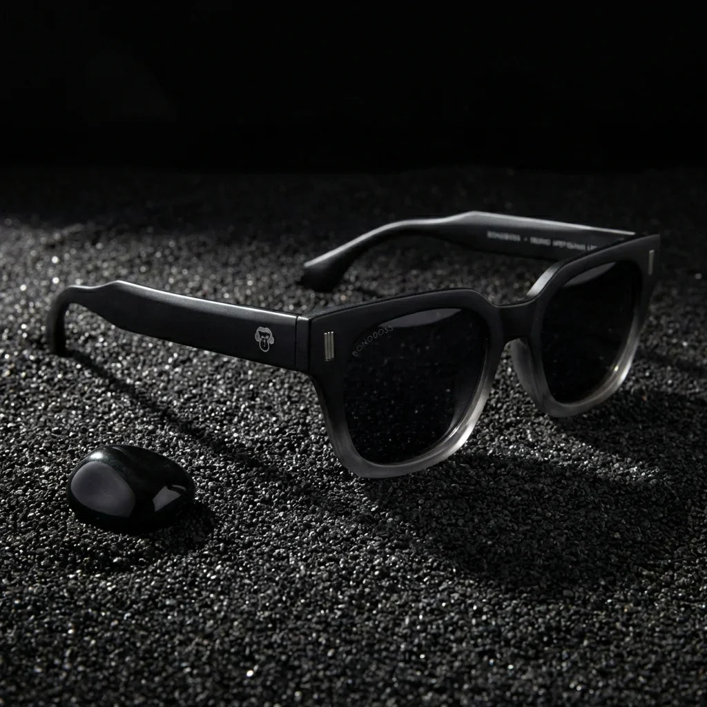 Osorno RPET Rectangular Polarized Sunglasses in Recycled Plastic