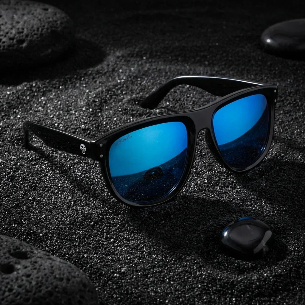 GirlFriend Reverse Wayfarer-Style Polarized Sunglasses in Bio-Acetate