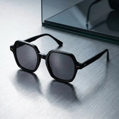 Canarias geometric polarized sunglasses, bio-acetate frame · ReFramed, photo 19 of 30