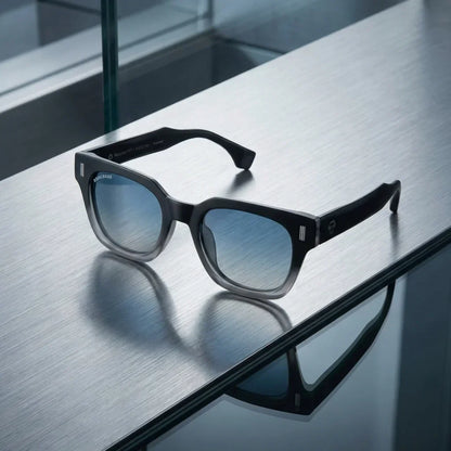 Osorno RPET rectangular polarized sunglasses in recycled plastic · ReFramed, photo 26 of 30