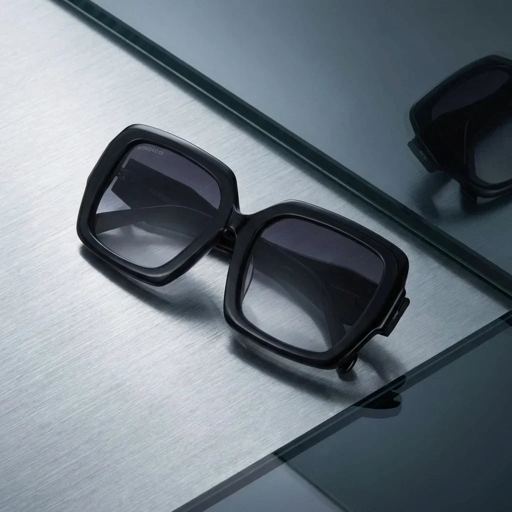 Alaska rectangular polarized sunglasses, bio-acetate frame · ReFramed, photo 22 of 30