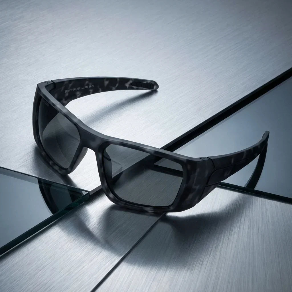 Salmon Seeker sport sunglasses with polarized lenses, TR90 frame · ReFramed, photo 14 of 30
