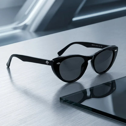 Havana Cat Eye Polarized Sunglasses in Bio-Acetate