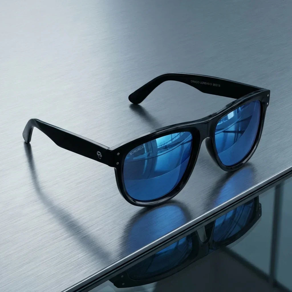 GirlFriend Reverse Wayfarer-Style Polarized Sunglasses in Bio-Acetate