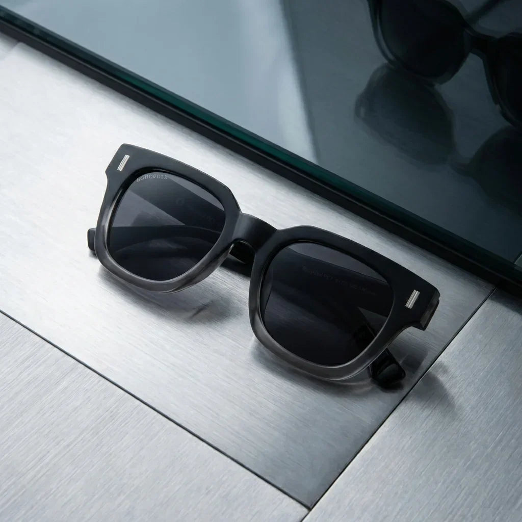 Osorno RPET Rectangular Polarized Sunglasses in Recycled Plastic