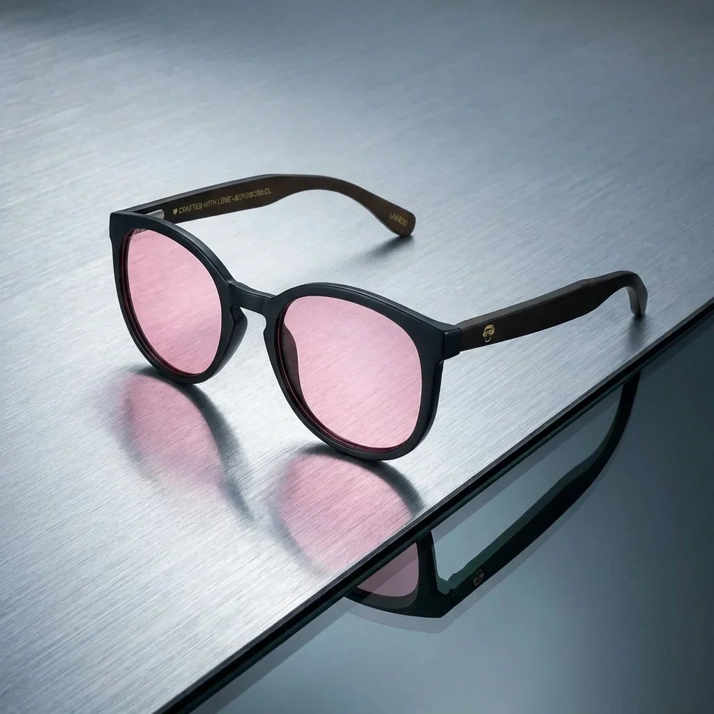 Meli Dark Round Polarized Sunglasses