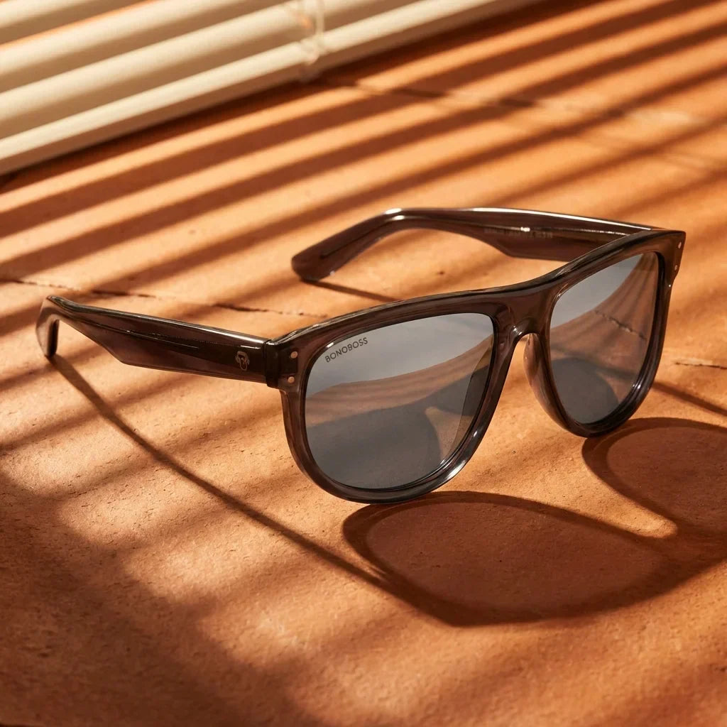 GirlFriend Reverse wayfarer-style polarized sunglasses in bio-acetate · ReFramed, photo 24 of 30