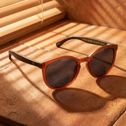 Meli Wine Round Polarized Sunglasses