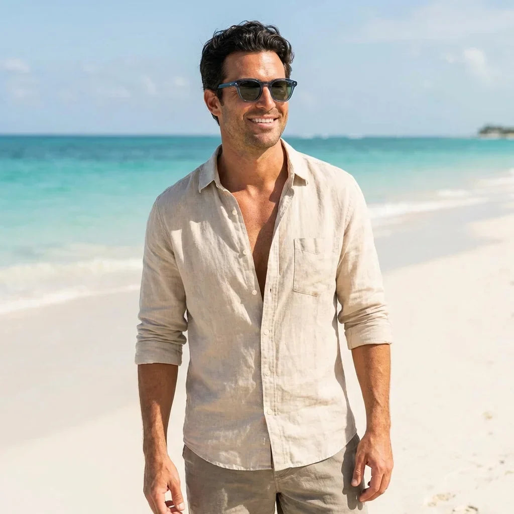 Lenga Oval Polarized Sunglasses in Bio-Acetate