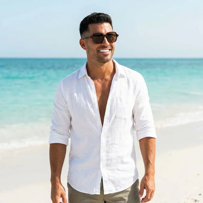 Canarias geometric polarized sunglasses, bio-acetate frame · ReFramed, photo 27 of 30