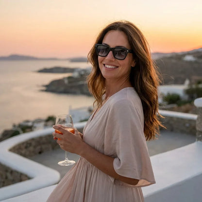 Bruno Wayfarer-Style Polarized Sunglasses in Bio-Acetate