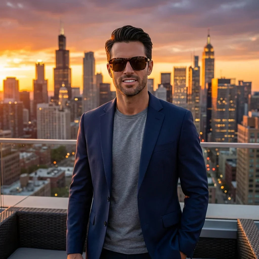 Tom Oval Polarized Sunglasses in Bio-Acetate