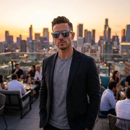 GirlFriend Reverse wayfarer-style polarized sunglasses in bio-acetate · ReFramed, photo 25 of 30