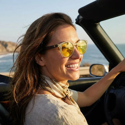 Meli TSP Round Polarized Sunglasses