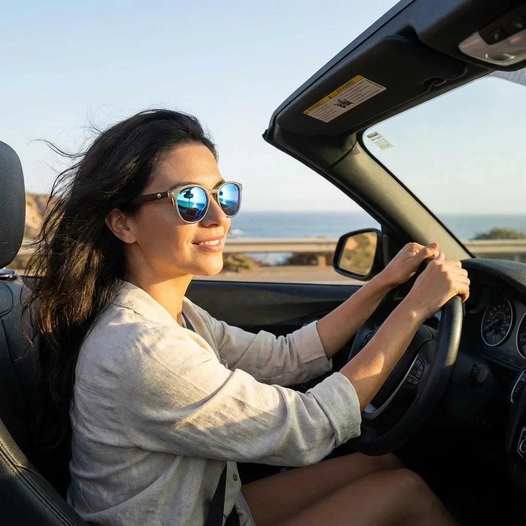 Meli TSP Round Polarized Sunglasses