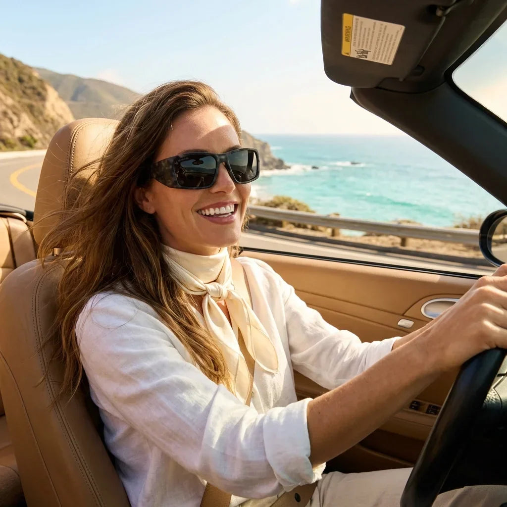 Salmon Seeker sport sunglasses with polarized lenses, TR90 frame · ReFramed, photo 27 of 30