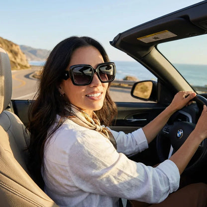 Alaska rectangular polarized sunglasses, bio-acetate frame · ReFramed, photo 24 of 30