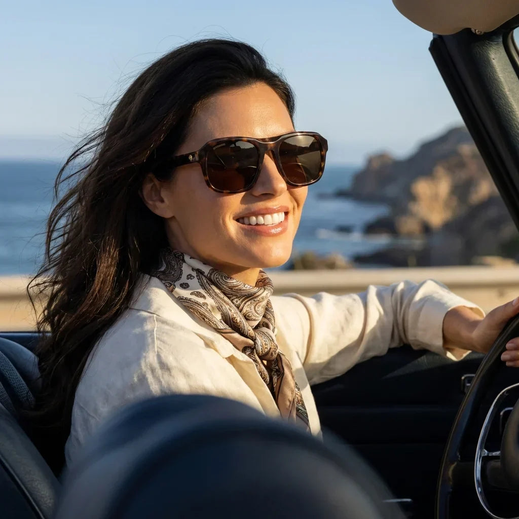 Tom Oval Polarized Sunglasses in Bio-Acetate