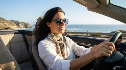 Meli Dark Round Polarized Sunglasses