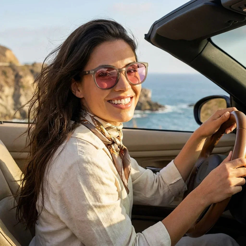 Meli TSP Round Polarized Sunglasses