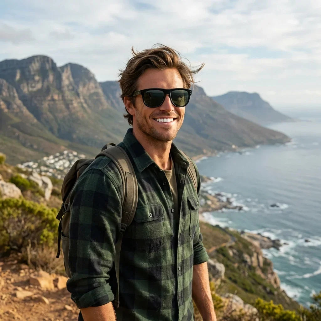 GirlFriend Reverse wayfarer-style polarized sunglasses in bio-acetate · ReFramed, photo 11 of 30