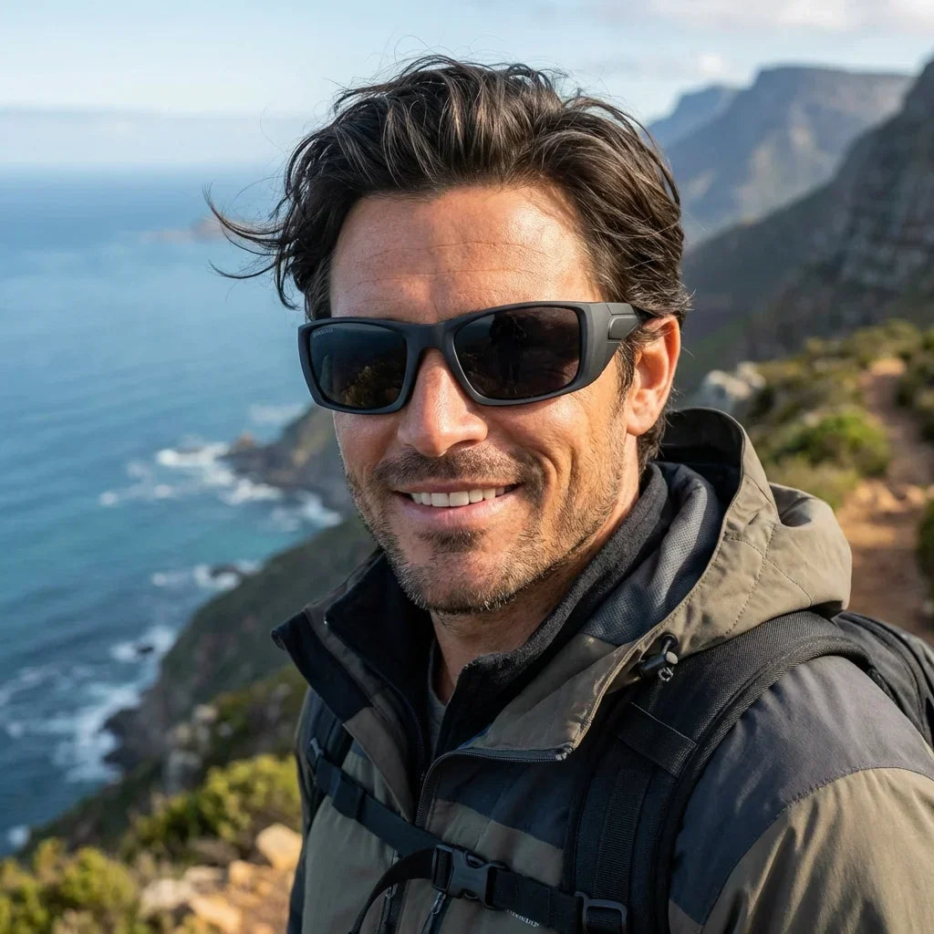 Salmon Seeker sport sunglasses with polarized lenses, TR90 frame · ReFramed, photo 23 of 30