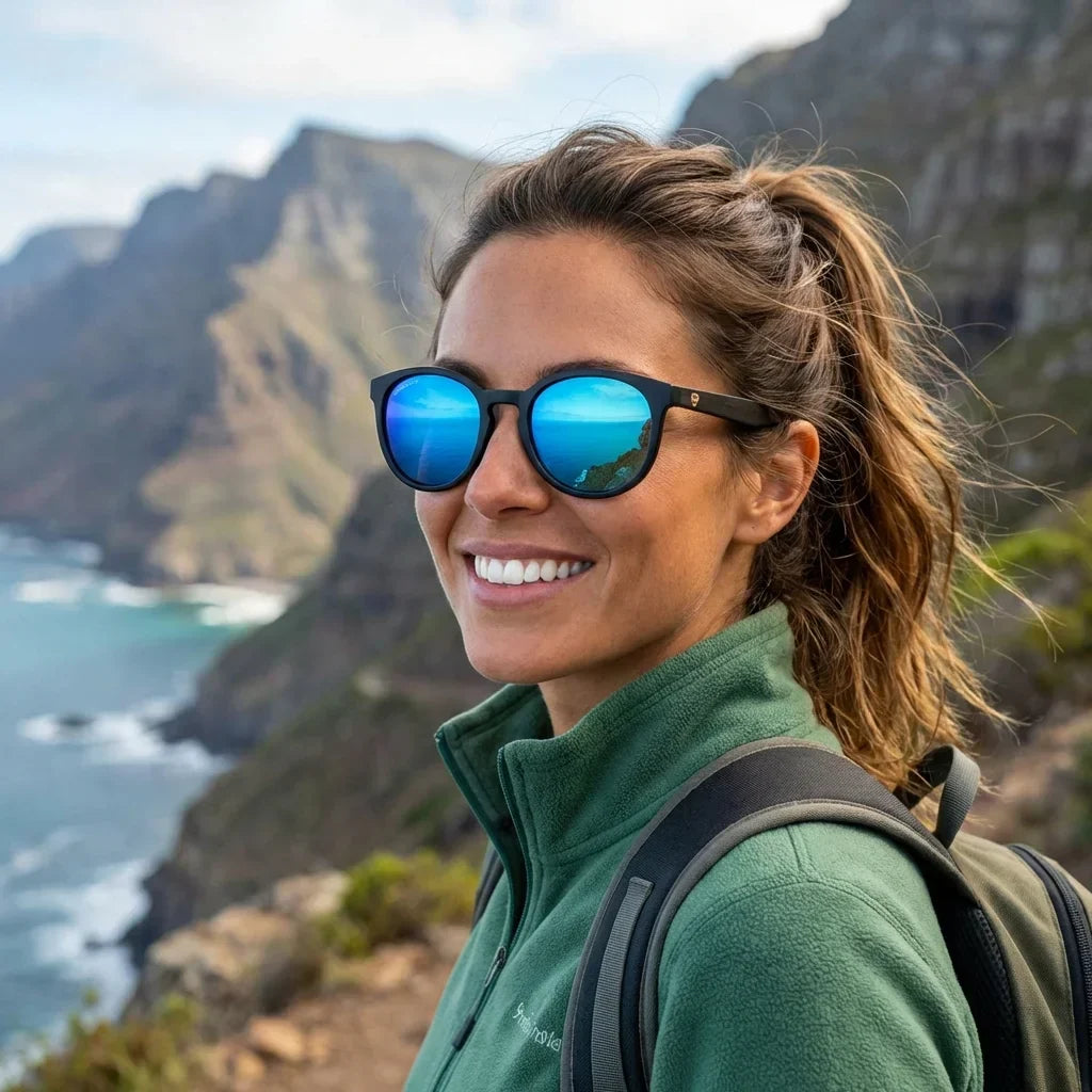 Meli Dark Round Polarized Sunglasses