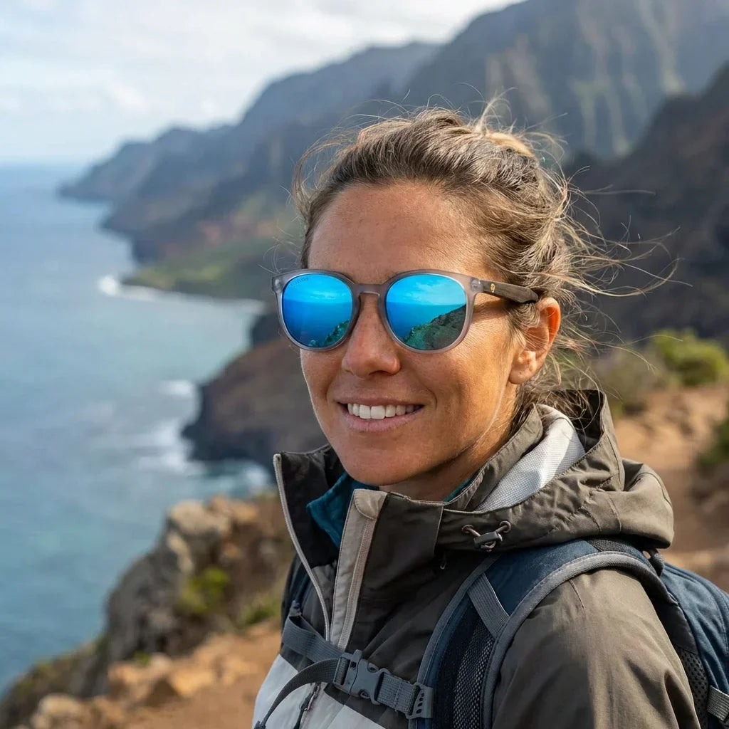 Meli TSP Round Polarized Sunglasses