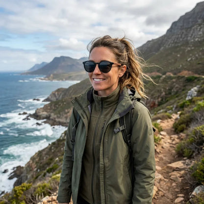 Chiloé 220 round polarized sunglasses in bio-acetate and natural wood · ReFramed, photo 18 of 30
