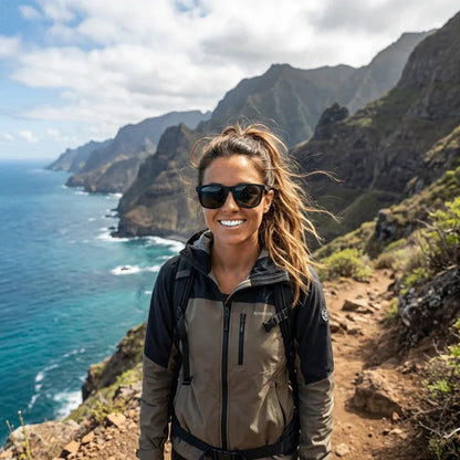 Rapanui RPET rectangular polarized sunglasses in recycled plastic · ReFramed, photo 5 of 30