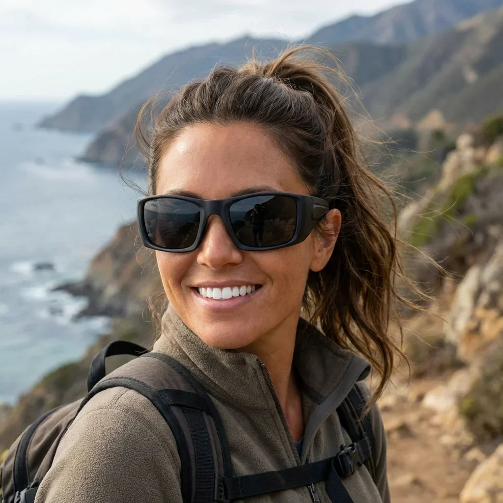 Salmon Seeker sport sunglasses with polarized lenses, TR90 frame · ReFramed, photo 5 of 30