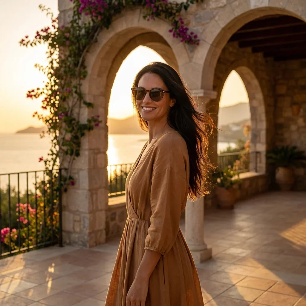 Henua cat eye sunglasses with polarized lenses, bio-acetate frame · ReFramed, photo 23 of 30