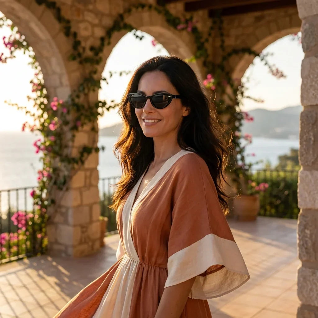 Havana Cat Eye Polarized Sunglasses in Bio-Acetate