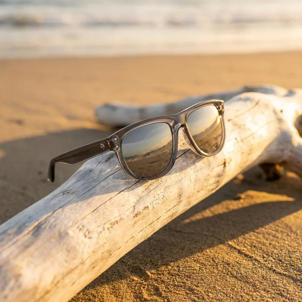 GirlFriend Reverse wayfarer-style polarized sunglasses in bio-acetate · ReFramed, photo 20 of 30
