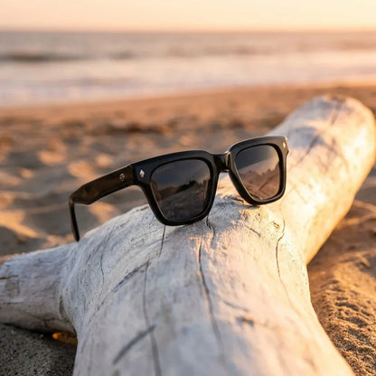 Bruno wayfarer-style polarized sunglasses in bio-acetate · ReFramed, photo 16 of 30