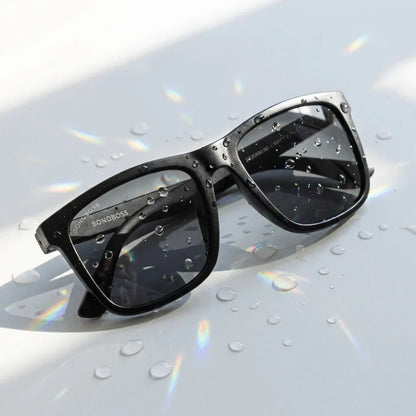 Rapanui RPET Rectangular Polarized Sunglasses in Recycled Plastic