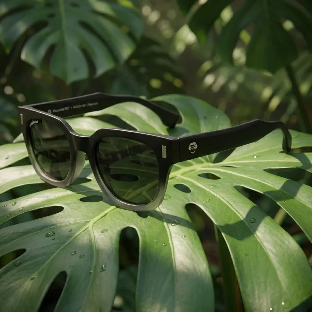 Osorno RPET Rectangular Polarized Sunglasses in Recycled Plastic