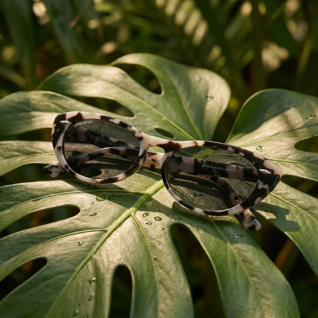 Havana cat eye sunglasses with polarized lenses, bio-acetate frame · ReFramed, photo 21 of 30