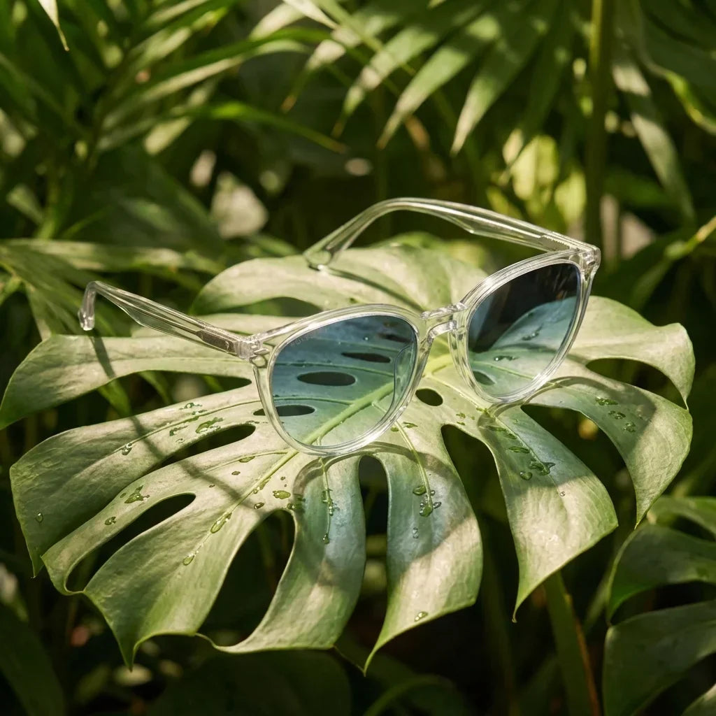 Henua cat eye sunglasses with polarized lenses, bio-acetate frame · ReFramed, photo 13 of 30