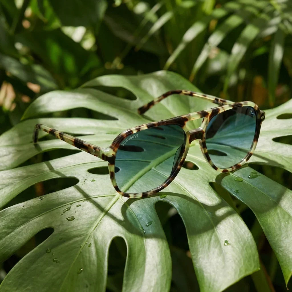 Orson E.D aviator polarized sunglasses, bio-acetate frame · ReFramed, photo 23 of 30