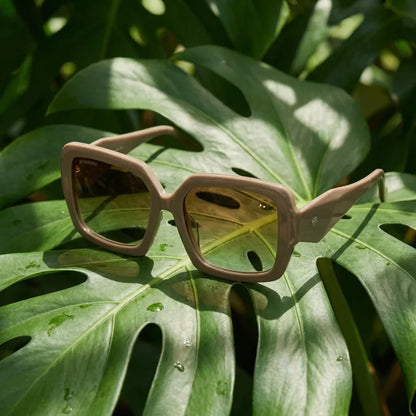 Alaska Rectangular Polarized Sunglasses in Bio-Acetate
